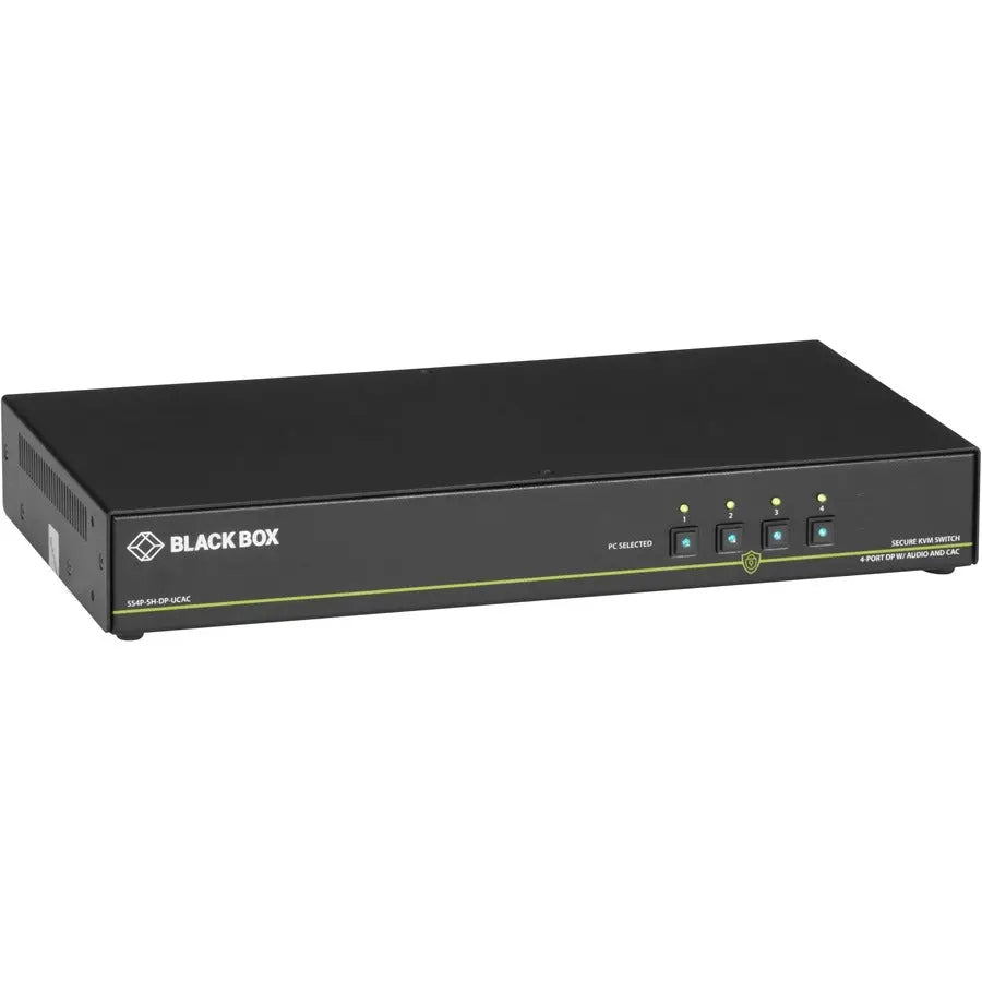 Black Box SS4P-SH-DP-UCAC Secure KVM Desktop Switch with CAC Support
