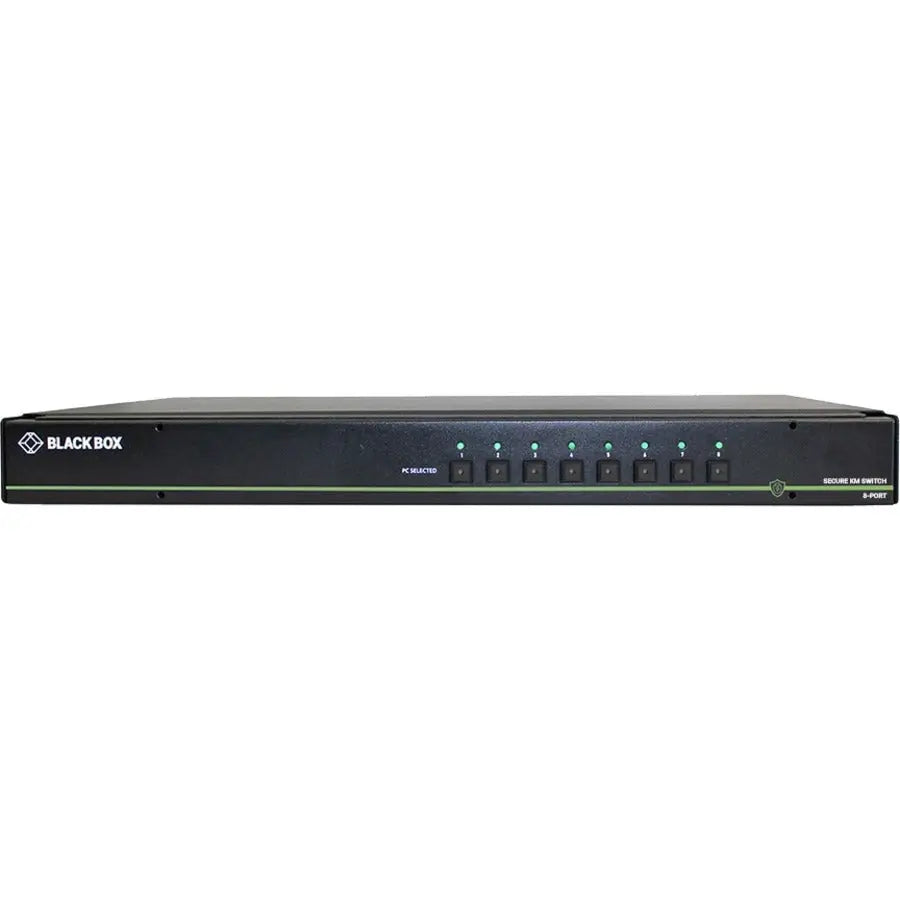 Black Box SS8P-KM-UCAC Secure KM Switchbox with CAC for Multi-Monitor Control and Data Security