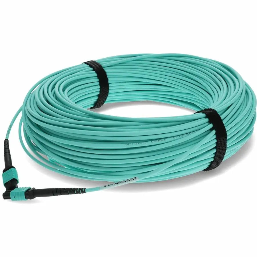 AddOn 100m MPO Female to MPO Female OM4 Fiber Optic Network Cable