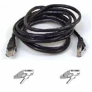 Belkin Cat5e Patch Cable – Black, 3 Feet Ethernet LAN Network Cable with Gold-Plated RJ45 Connectors by Belkin International, Inc
