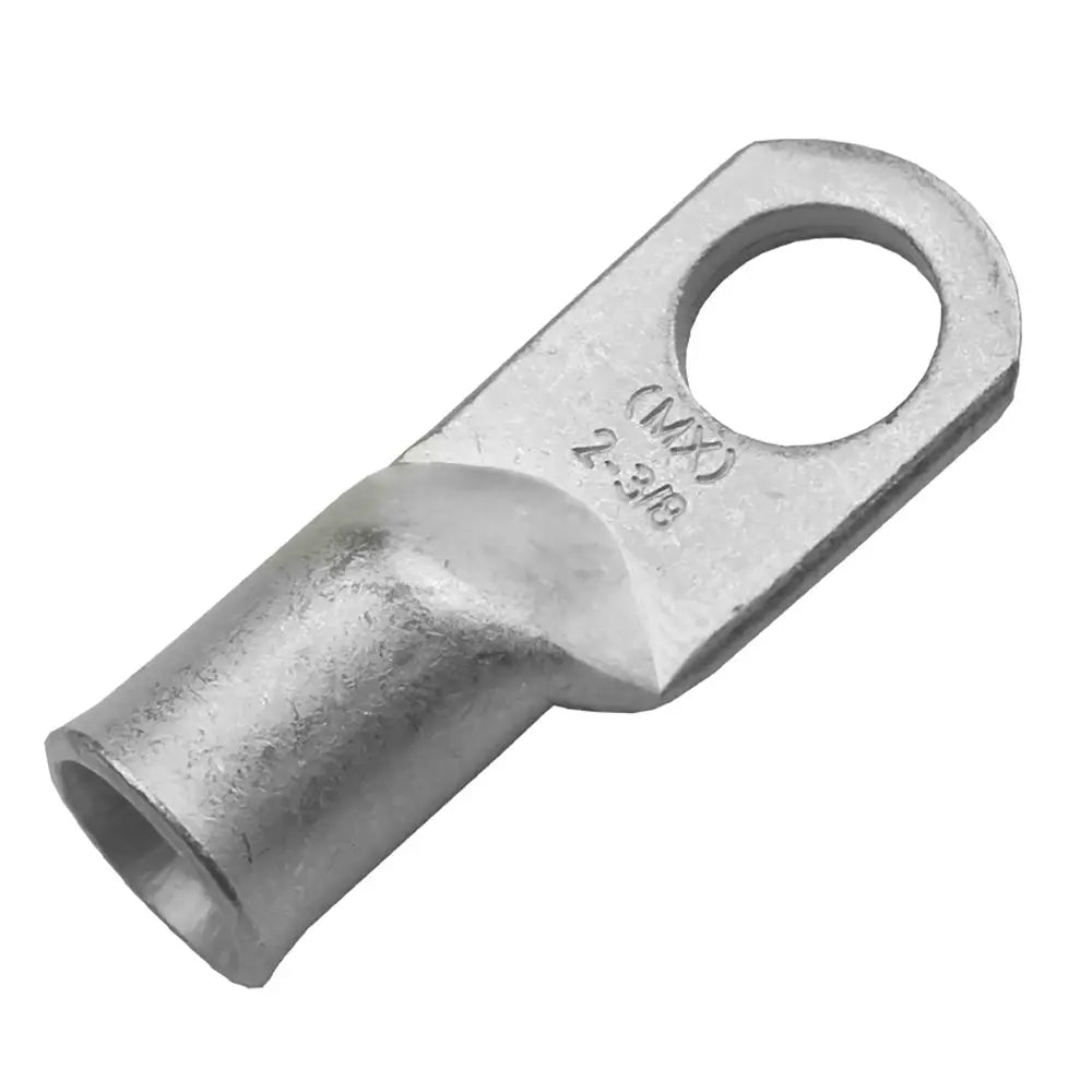 Pacer Tinned Lug 2 AWG with 3/8 Inch Stud - 10 Pack for Marine and Heavy-Duty Electrical Connections