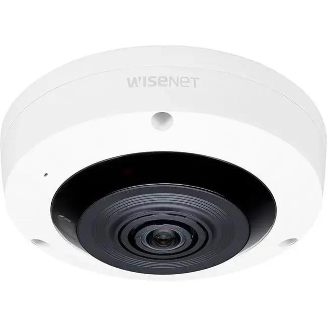 Wisenet XNF-8010RW 6MP Indoor IR Fisheye Network Camera with 15m IR Range by Hanwha Group
