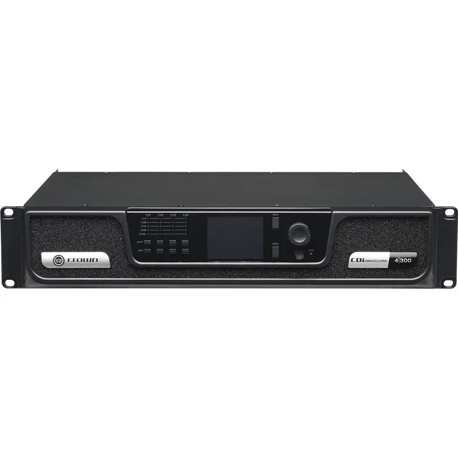 Crown CDi DriveCore 4|300 Amplifier – 4 Channel, 1200W RMS, Network Control & DSP