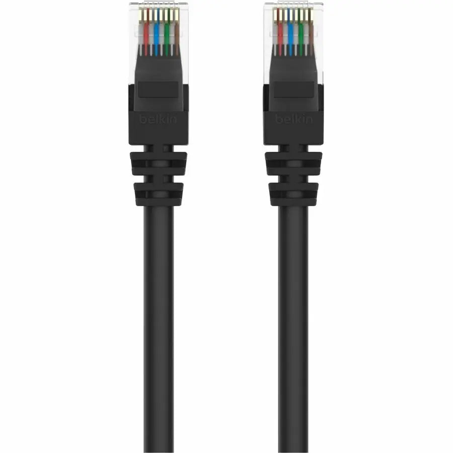 Belkin Cat5e Snagless Ethernet Patch Cable – White, 6 ft – Reliable Network Connection for MacBook and More