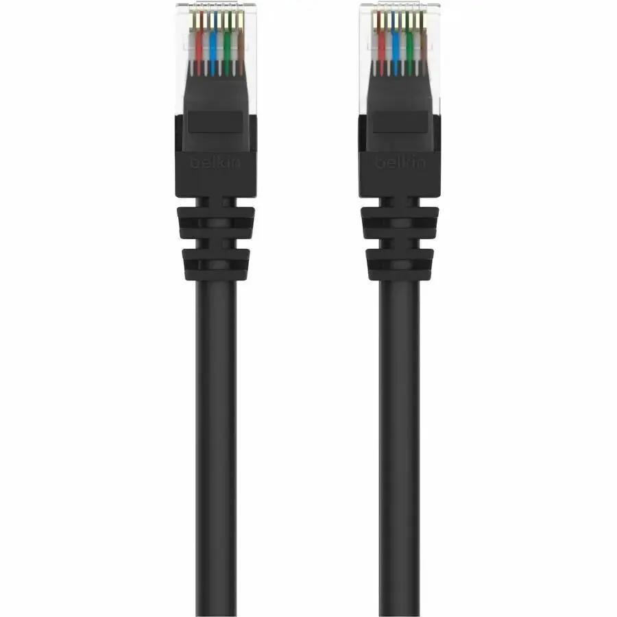 Belkin Cat5e Snagless Ethernet Patch Cable – White, 6 ft – Reliable Network Connection for MacBook and More by Belkin International, Inc