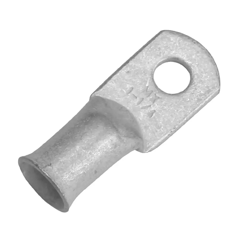 Pacer Tinned Lug 1 AWG with 1/4 Inch Stud - 10 Pack for Reliable Marine Electrical Connections