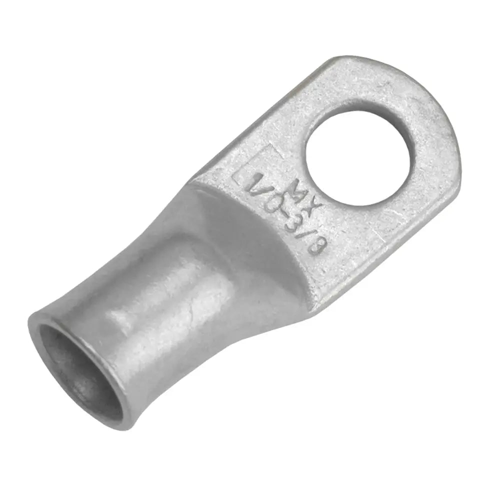 Pacer Tinned Lug 1/0 AWG - 3/8 Inch Stud Size - 10 Pack for Secure Marine and Electrical Connections