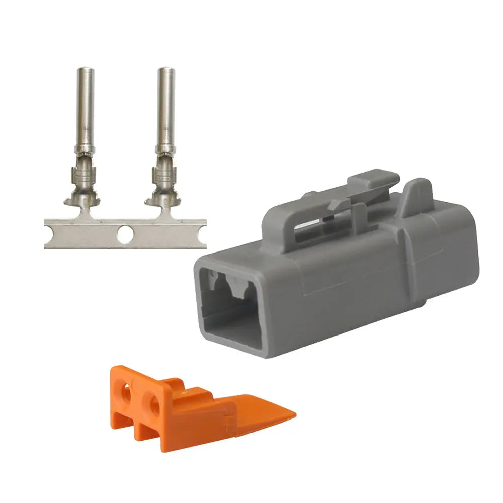 Pacer DTP Deutsch Plug Repair Kit - 14-12 AWG (2-Position) for High-Amperage Power Applications