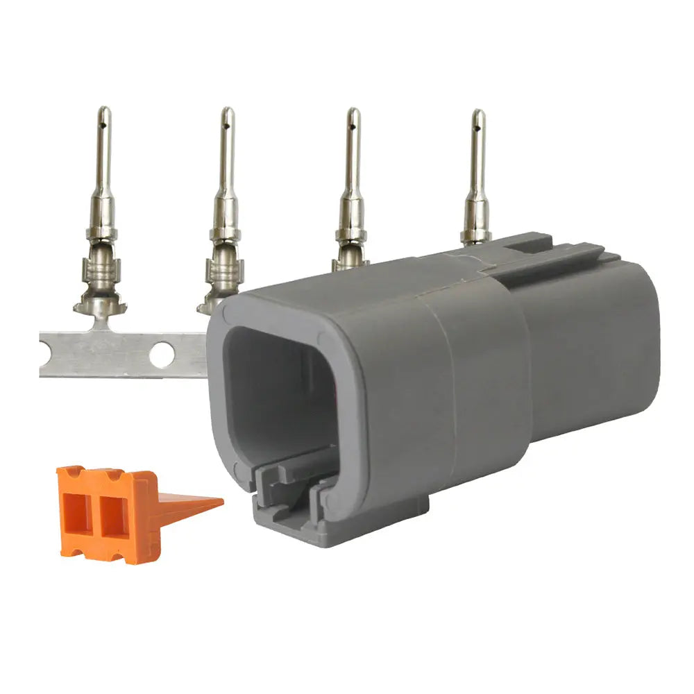 Pacer DTP Deutsch Receptacle Repair Kit - 14-12 AWG, 4-Position Power Connector