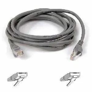 Belkin RJ45 CAT-5e Patch Cable Grey 08 – High-Speed Ethernet Connection for LAN and Internet by Belkin International, Inc
