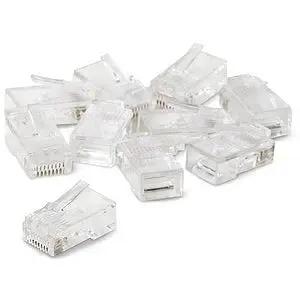 Belkin RJ45 Plug for Flat Cable - Durable Gold-Plated Network Connector by Belkin International, Inc