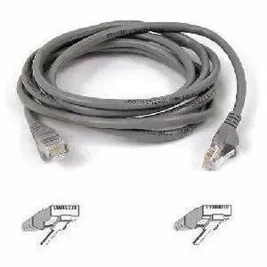 Belkin RJ45 Category 5e Patch Cable – Reliable Ethernet Network Connectivity, Gray by Belkin International, Inc