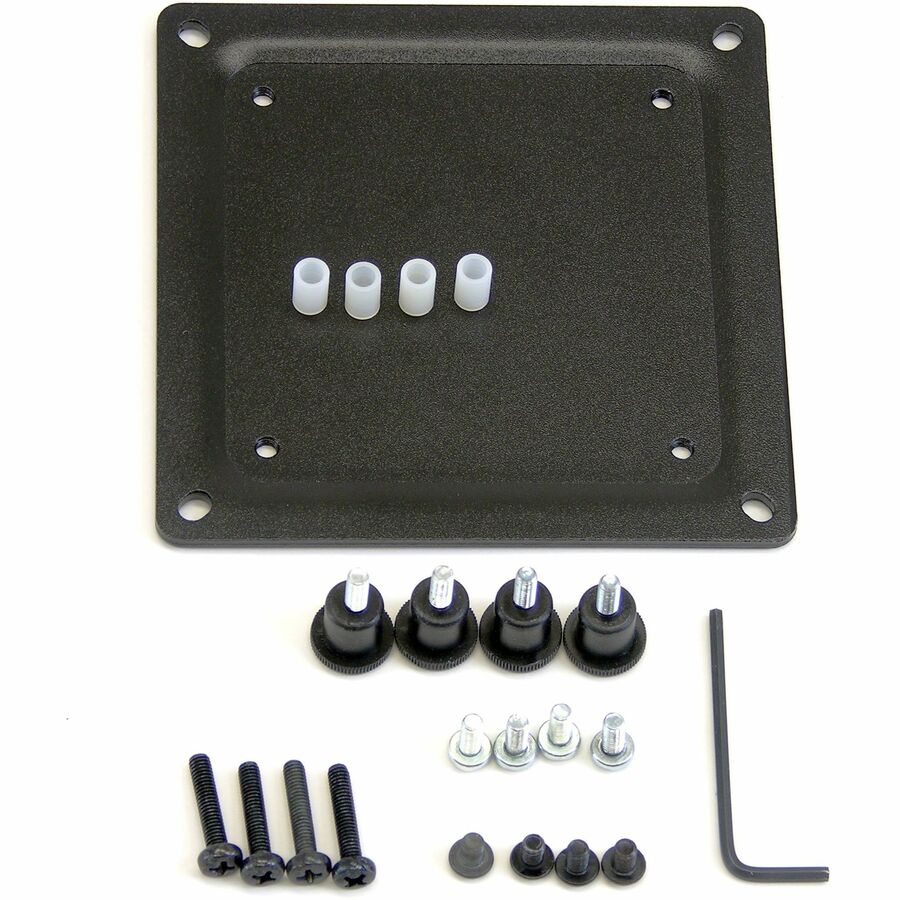 Ergotron 75 mm to 100 mm VESA Mount Conversion Plate Kit - Steel, Black