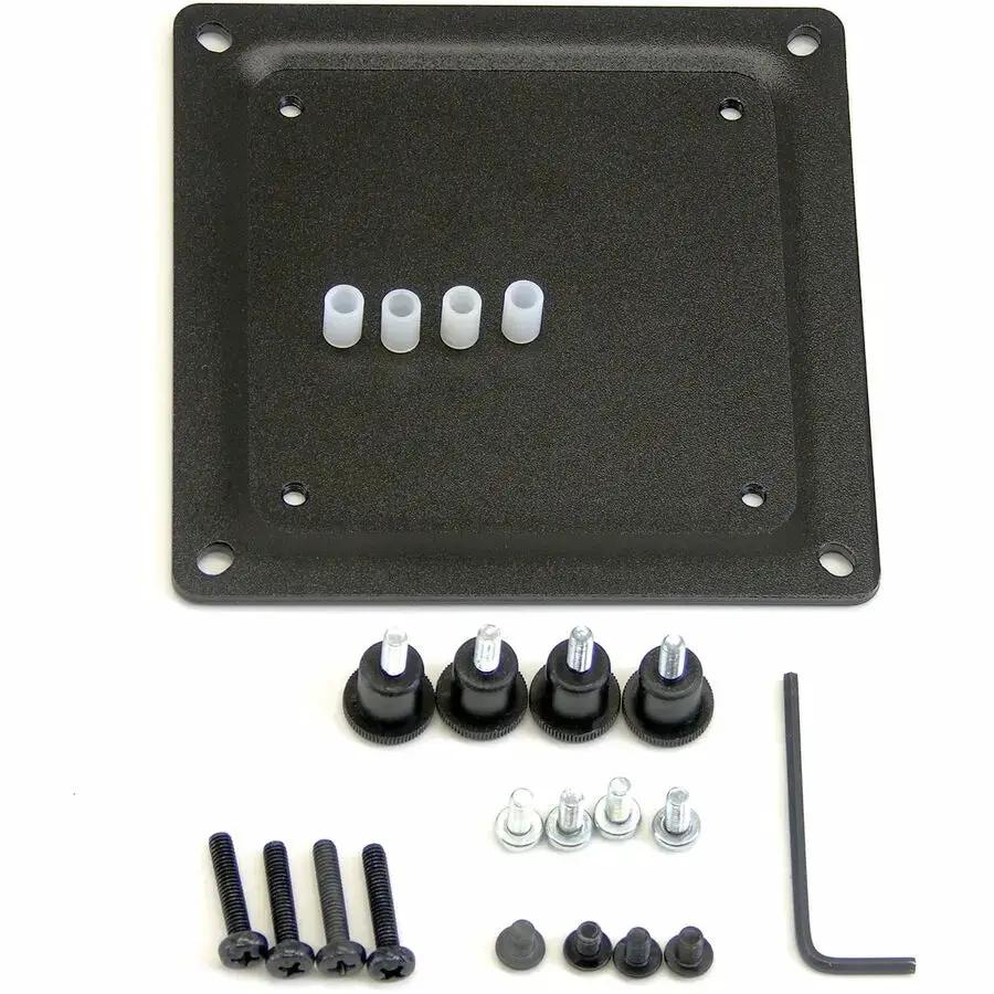 Ergotron 75 mm to 100 mm VESA Mount Conversion Plate Kit - Steel, Black by Ergotron, Inc