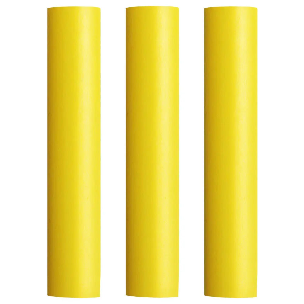 Pacer Battery Cable Heat Shrink Tubing - 1 Inch x 12 Inches - Yellow (3 Pieces)