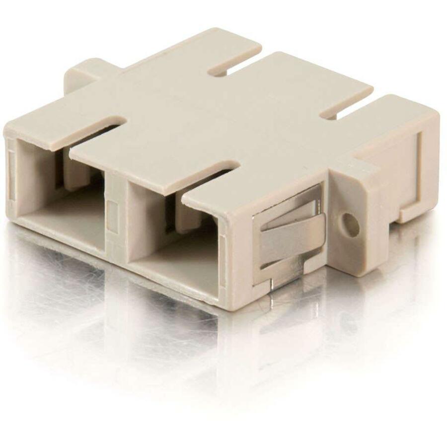 C2G SC/SC Fiber Duplex Adapter - Reliable Fiber Optic Network Connectivity
