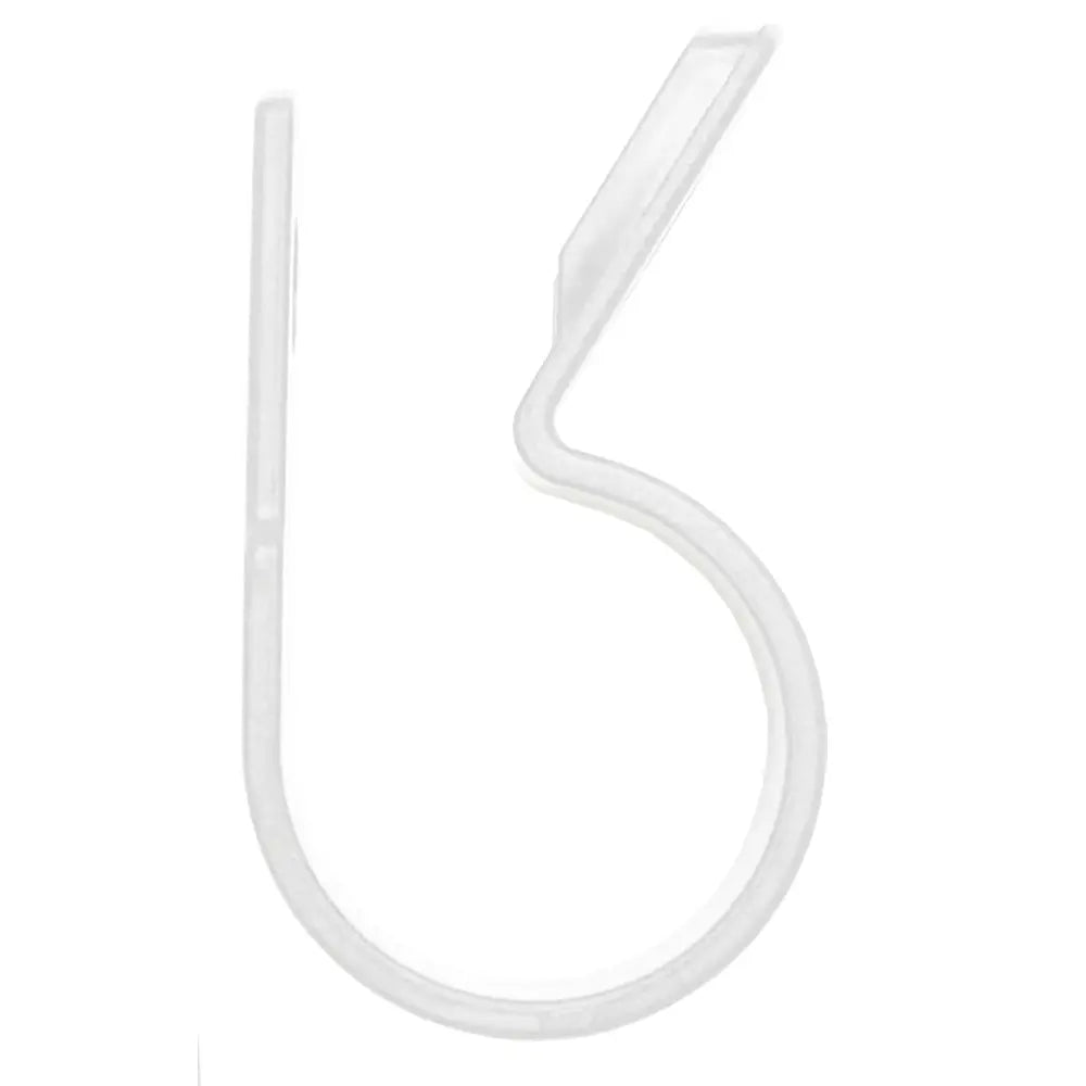 Pacer Nylon C-Clamps 1/8 Inch Natural Color (25 Pack) - Durable Cable Mounting Solution