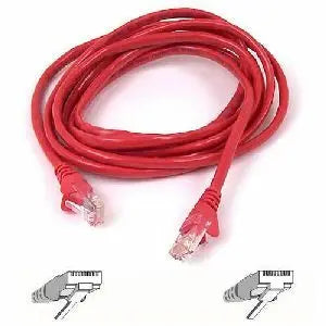 2FT CAT6 RED SNAGLESS UTP PATCHCABL