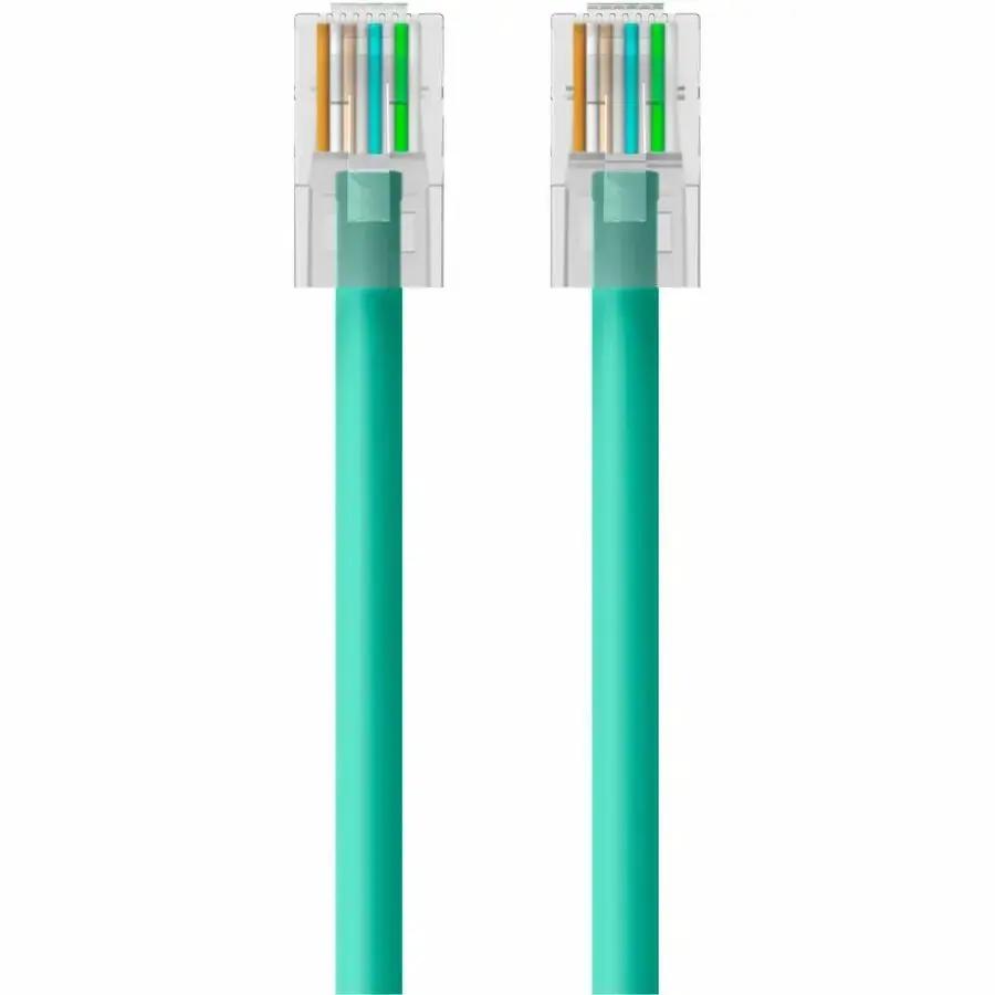 Belkin Cat6 UTP Ethernet Patch Cable, RJ45 Male to Male, Green by Belkin International, Inc