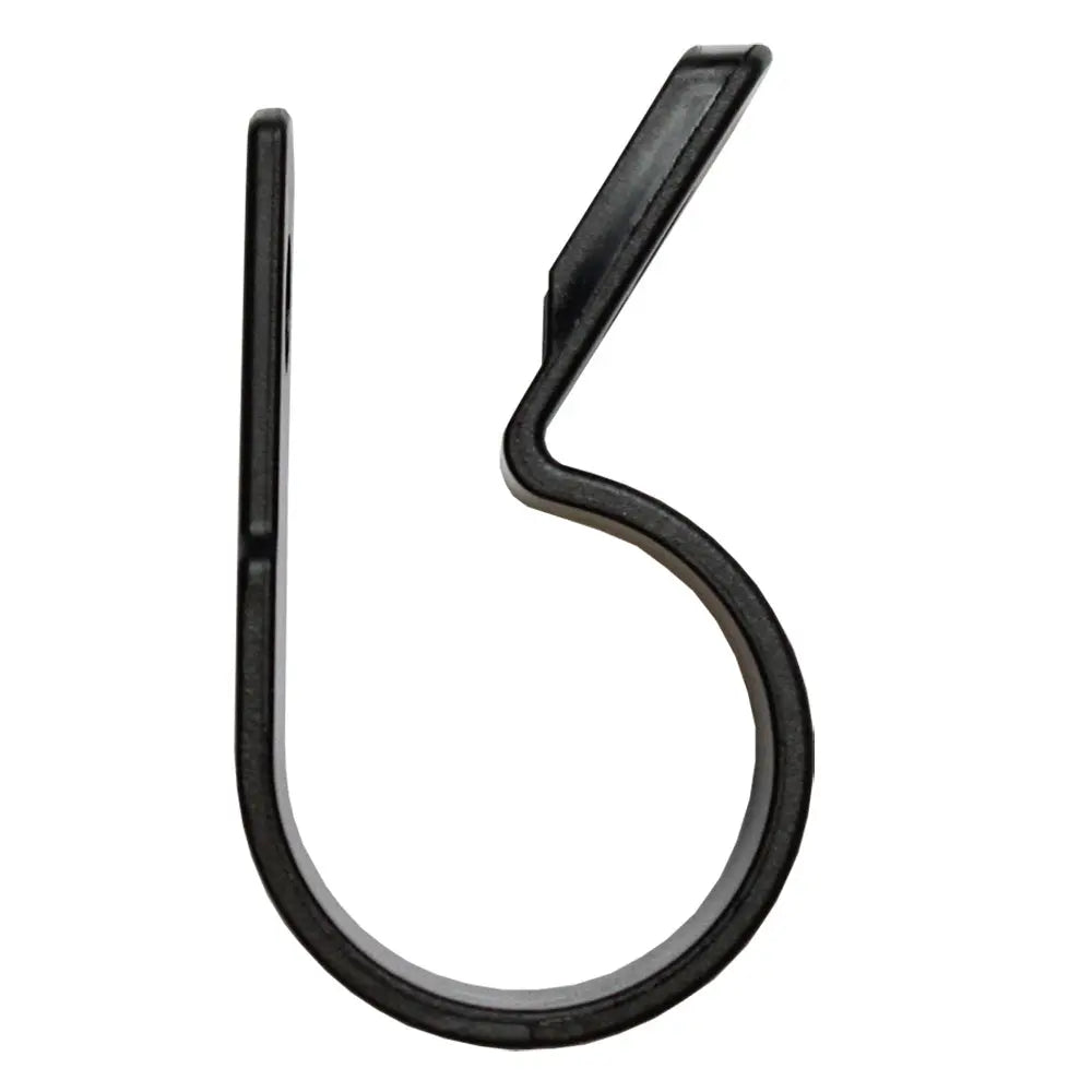 Pacer UV Resistant Nylon C-Clamps 5/16 inch - Black, Pack of 25