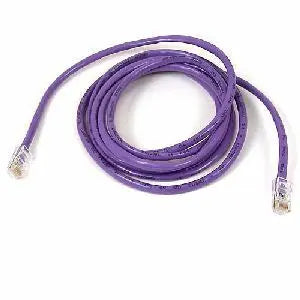 Belkin Cat5e Patch Cable - Purple, 15 ft for Reliable LAN Networking
