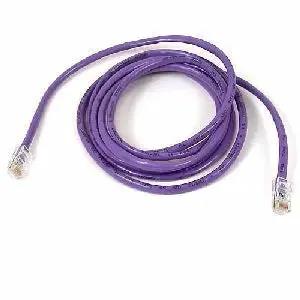 Belkin Cat5e Patch Cable - Purple, 15 ft for Reliable LAN Networking by Belkin International, Inc