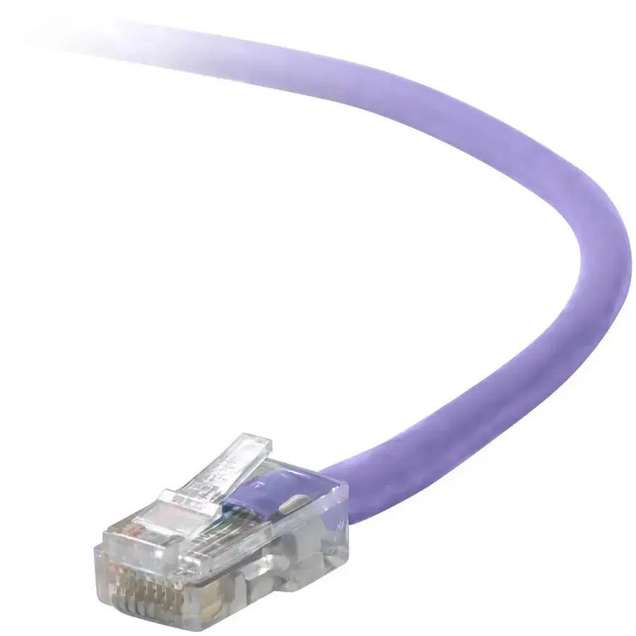 Belkin Cat5e Patch Cable - Purple, 10 ft - Reliable Network Connectivity for LANs by Belkin International, Inc