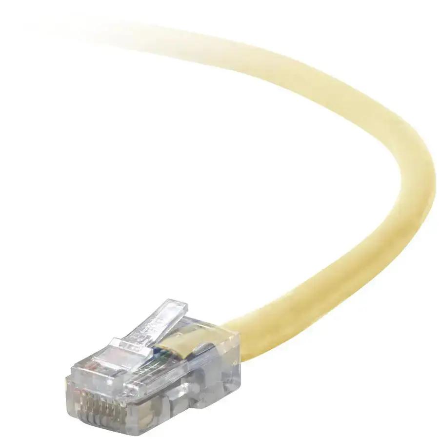 Belkin Cat5e Patch Cable Yellow 20 ft – High-Speed Ethernet Network Cable with Gold-Plated Connectors by Belkin International, Inc