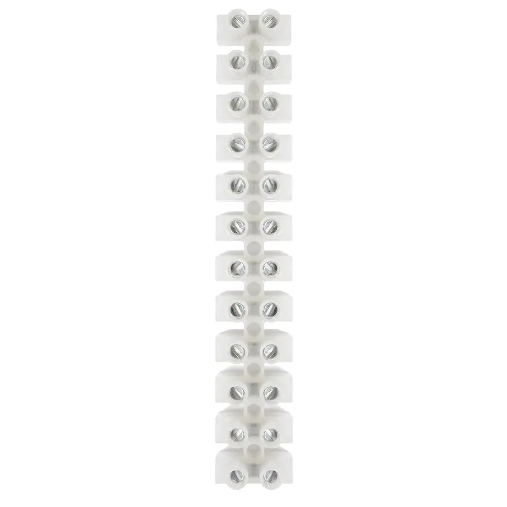 Pacer 40A Euro Style Terminal Block - 12 Positions - 5 Pack