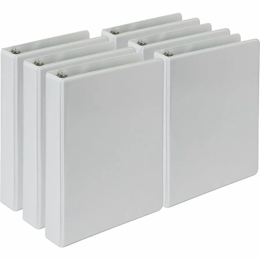 Samsill Economy Junior 1 Inch White View Binder - Pack of 6