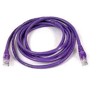 Belkin Cat5e Patch Cable – 25 Feet Purple Ethernet Network Cable for LAN Connectivity