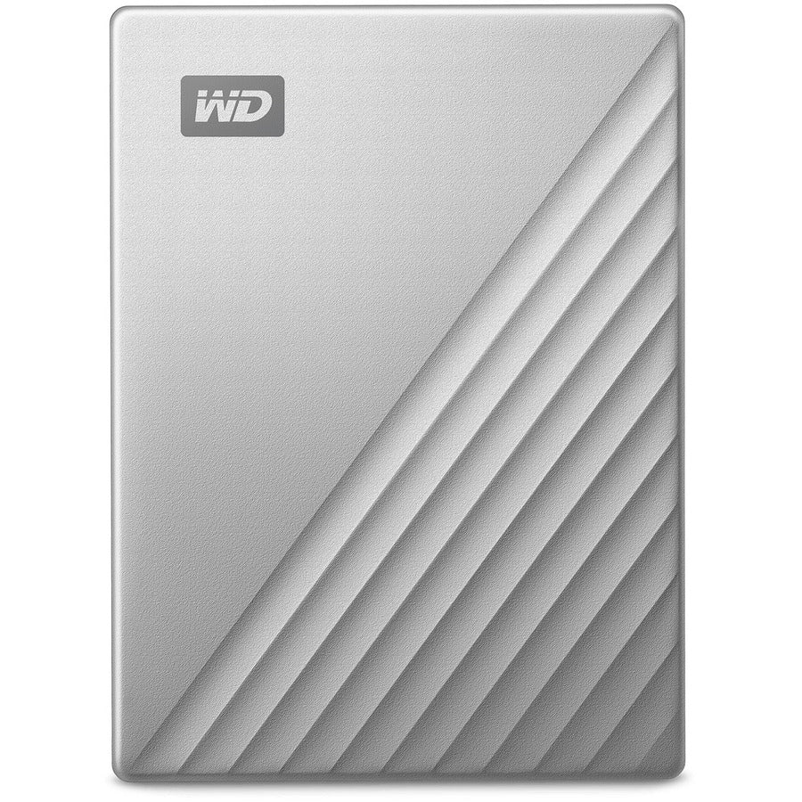 Western Digital My Passport Ultra 2TB Portable External Hard Drive - USB-C & USB 3.0 Compatible, Silver