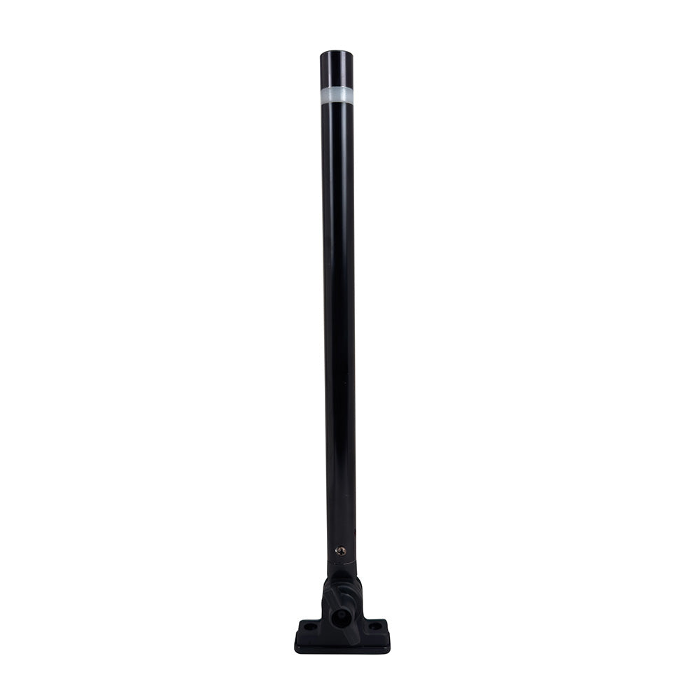 Perko 24-inch Folding Mount Pole Light - Black with Self-Contained LED Module