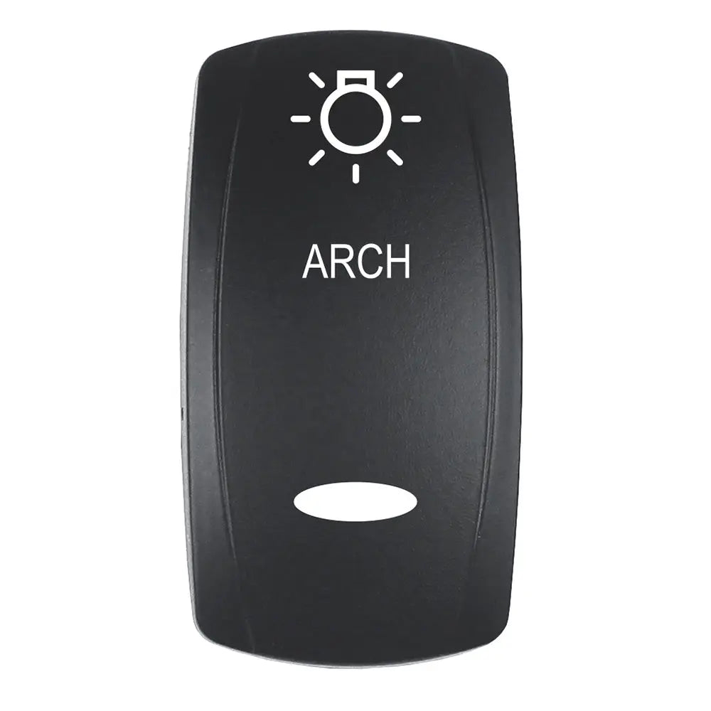Pacer EV2LE-ARCH Actuator for V Series Contura Switches - Black Laser Etched Top/Bottom Light