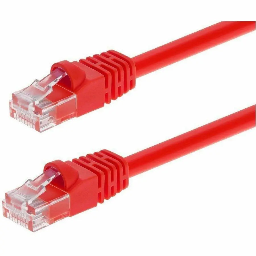 Monoprice Patch UTP Category 6 Network Cable - 3 Feet Red Ethernet Crossover Cable