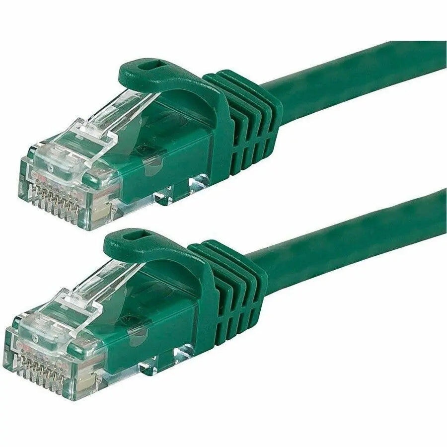 Monoprice Flexboot Series Cat6 Patch Network Cable - Green, 12-Pack