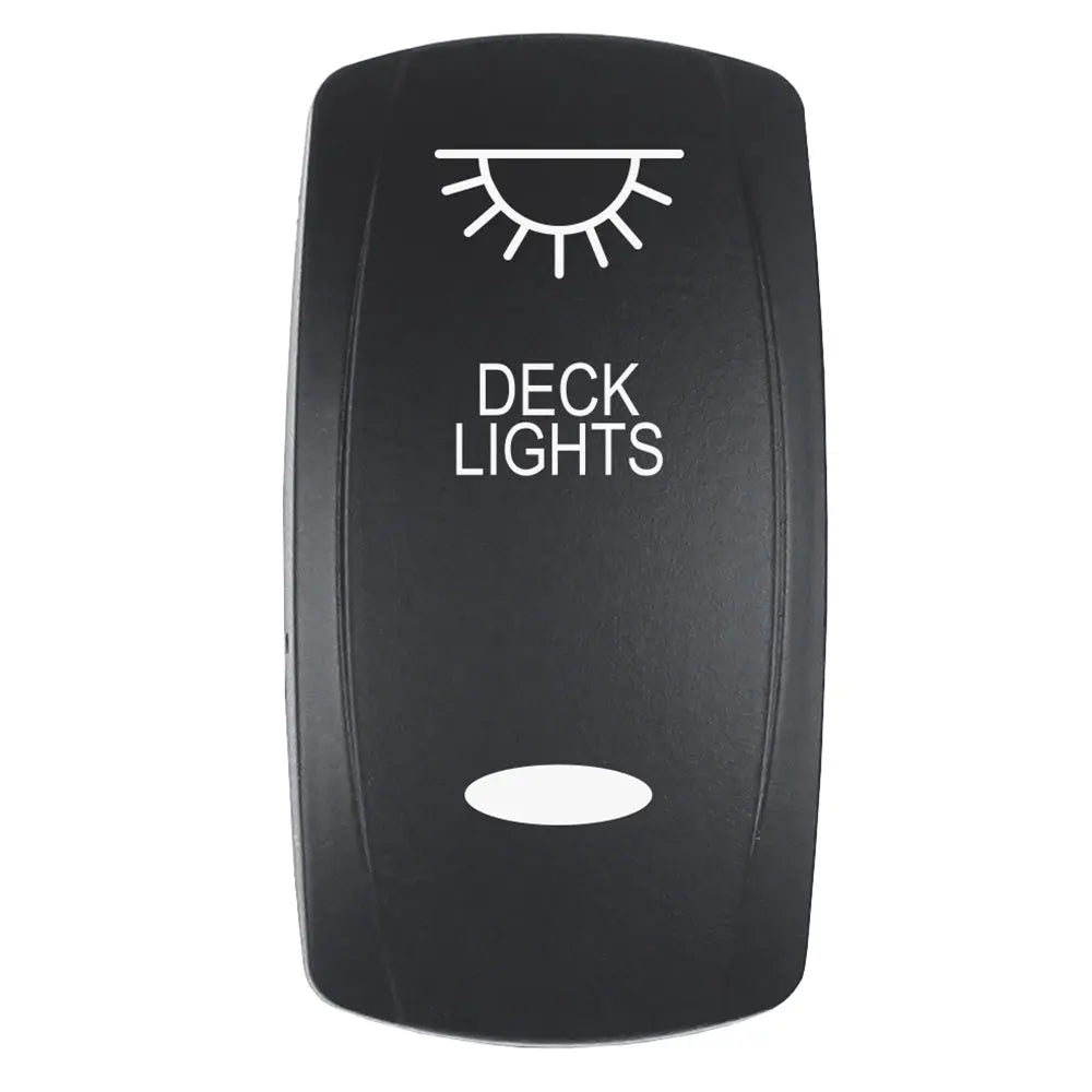 Pacer EV2LE-DECK Laser Etched Deck Lights for V Series Contura Switches - Black