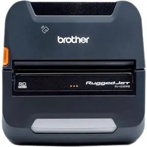 Brother RuggedJet RJ4250WBL Mobile 4-Inch Label & Receipt Printer with Bluetooth and Wi-Fi