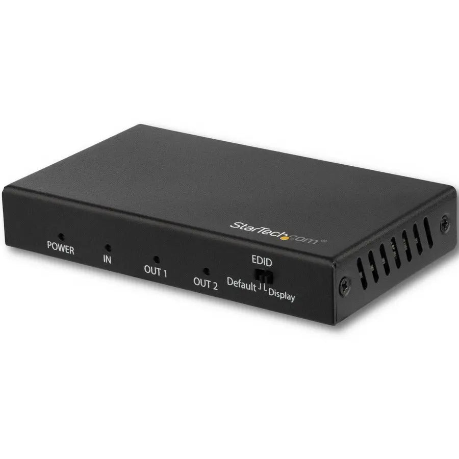 StarTech.com ST122HD202 2-Port 4K HDMI Splitter with HDR – Supports UHD 4K 60Hz and 7.1 Surround Sound