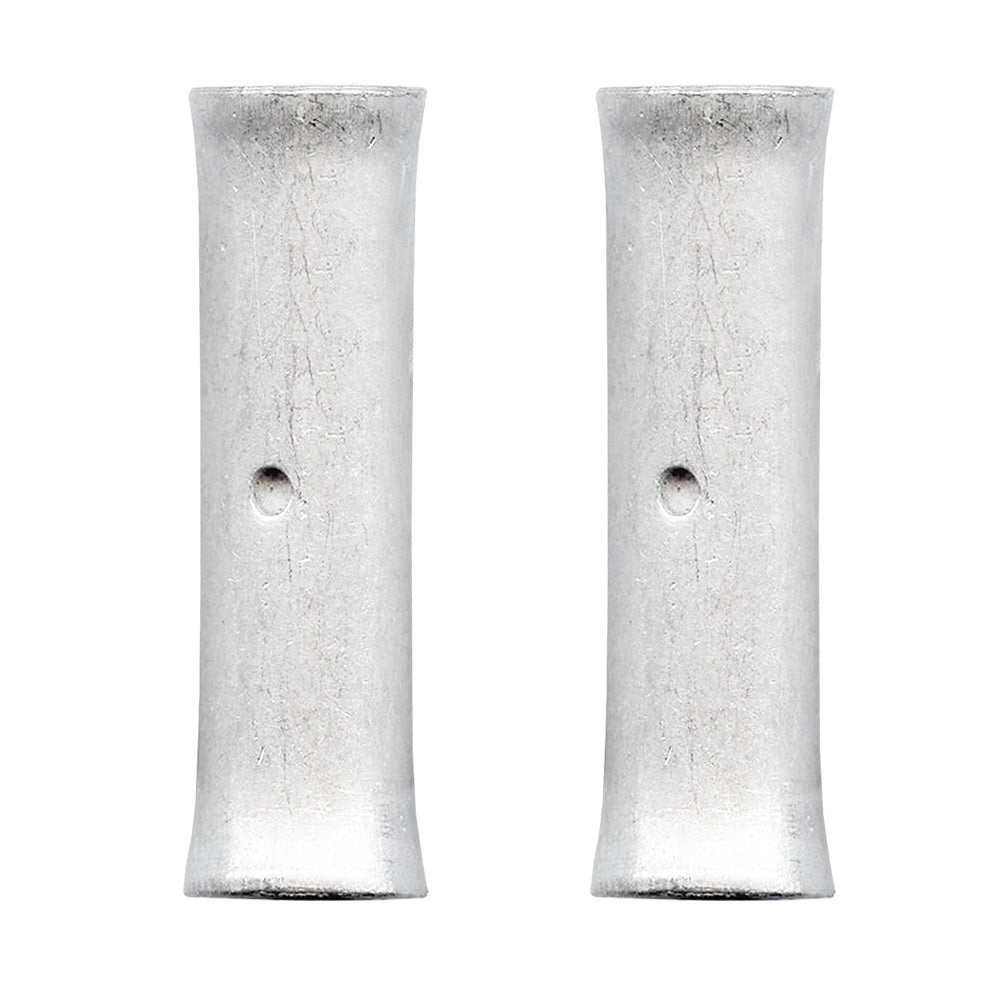 Pacer Seamless Butt Splice - 1 AWG Non-Insulated Copper Connectors (2 Pack)