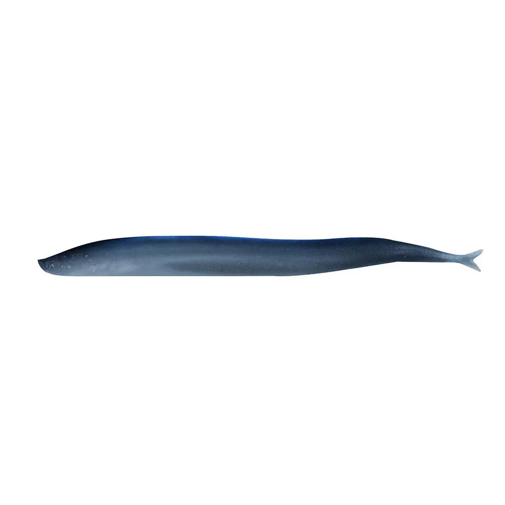 Berkley Gulp! Saltwater Sand Eel - 5 Inch Silver Mud - Realistic Saltwater Soft Bait