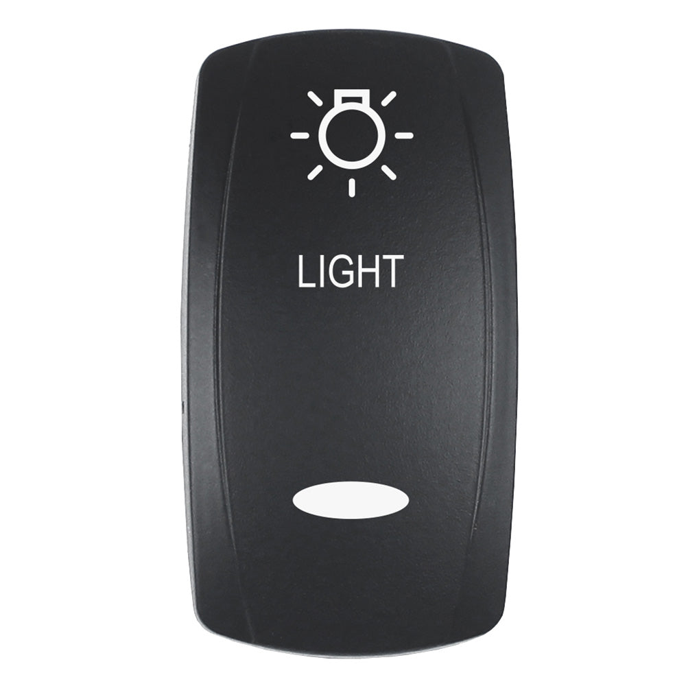 Pacer EV2LE-LT Laser-Etched Light Actuator for V Series Contura Switches, Black