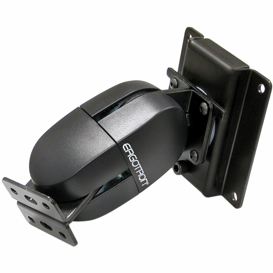 Ergotron 100 Series Double Pivot Wall Mount for LCD Monitors, VESA 75x75, Gray