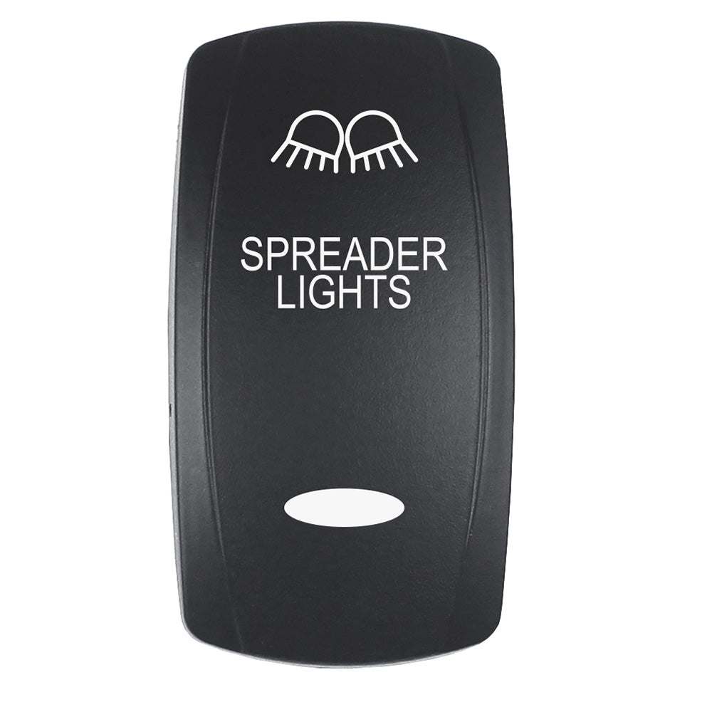 Pacer EV2LE-SPDR Laser-Etched Spreader Lights Actuator for V Series Contura Switches - Black