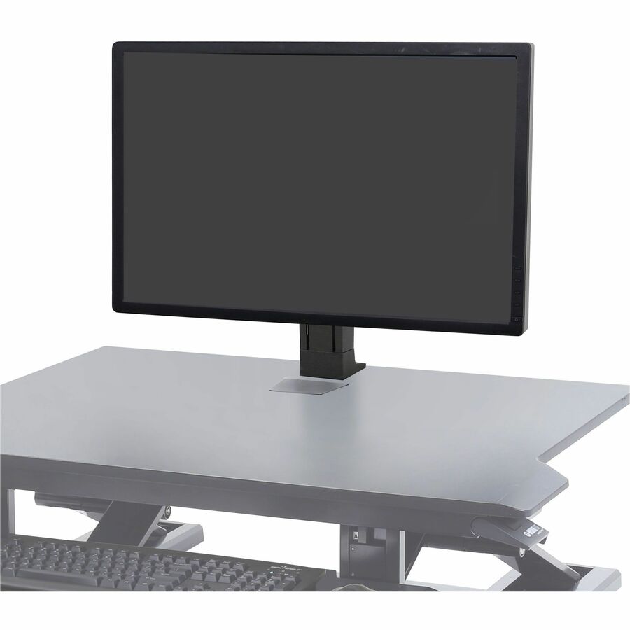 Ergotron WorkFit Single HD Monitor Kit – Adjustable VESA Mount for Enhanced Ergonomics