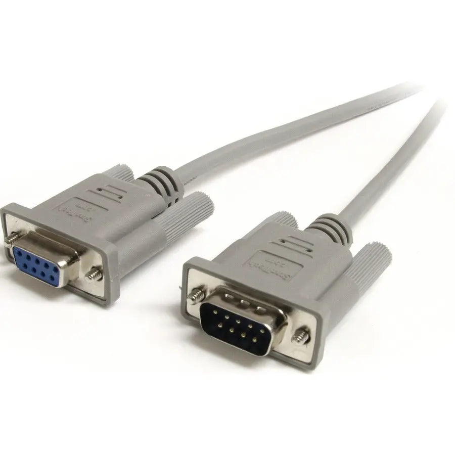 StarTech.com 10 ft Straight Through Serial Cable with DB9 M/F Connectors