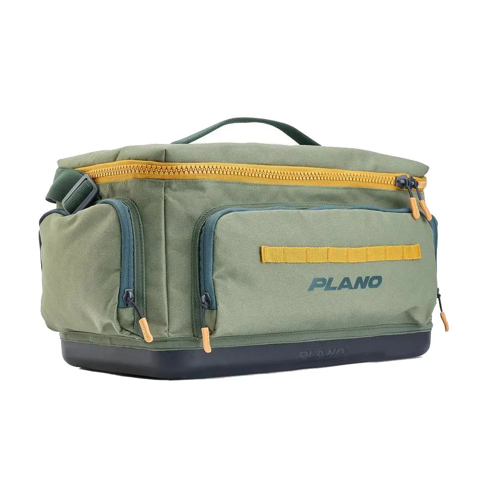 Plano Weekend Tackle Bag 3700 Moss - Durable Waterproof Fishing Bag with Organizer and Quick-Access Pockets