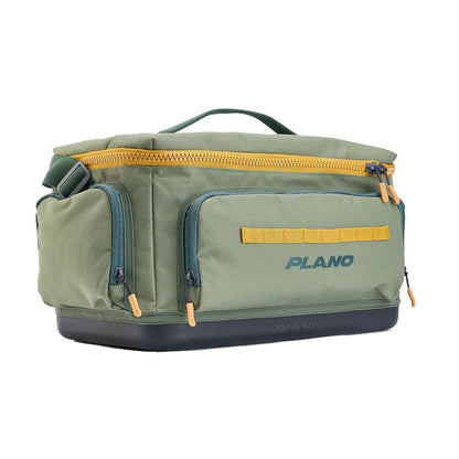 Plano Weekend Tackle Bag 3700 Moss - Durable Waterproof Fishing Bag with Organizer and Quick-Access Pockets