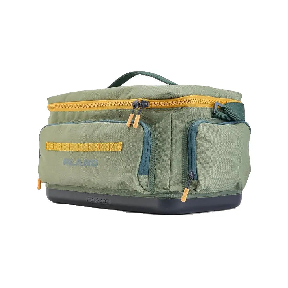Plano Weekend Tackle Bag 3700 Moss - Durable Waterproof Fishing Bag with Organizer and Quick-Access Pockets