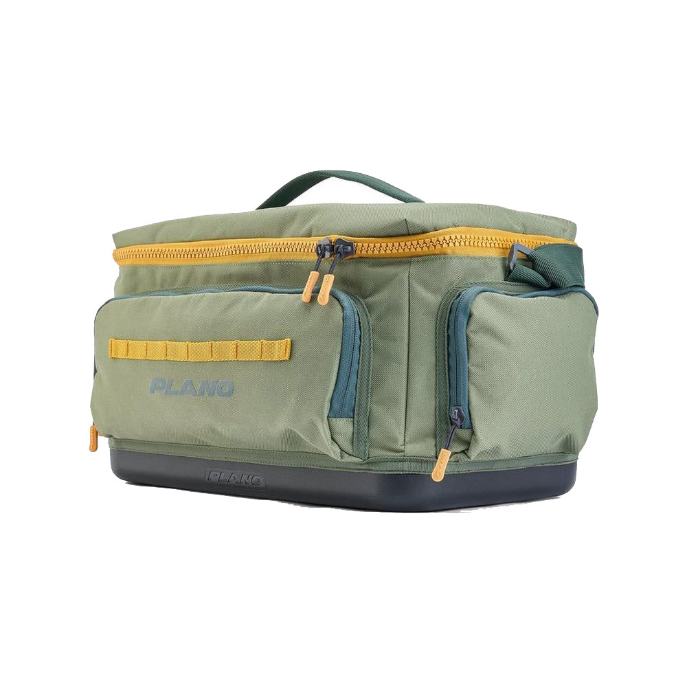 Plano Weekend Tackle Bag 3700 Moss - Durable Waterproof Fishing Bag with Organizer and Quick-Access Pockets